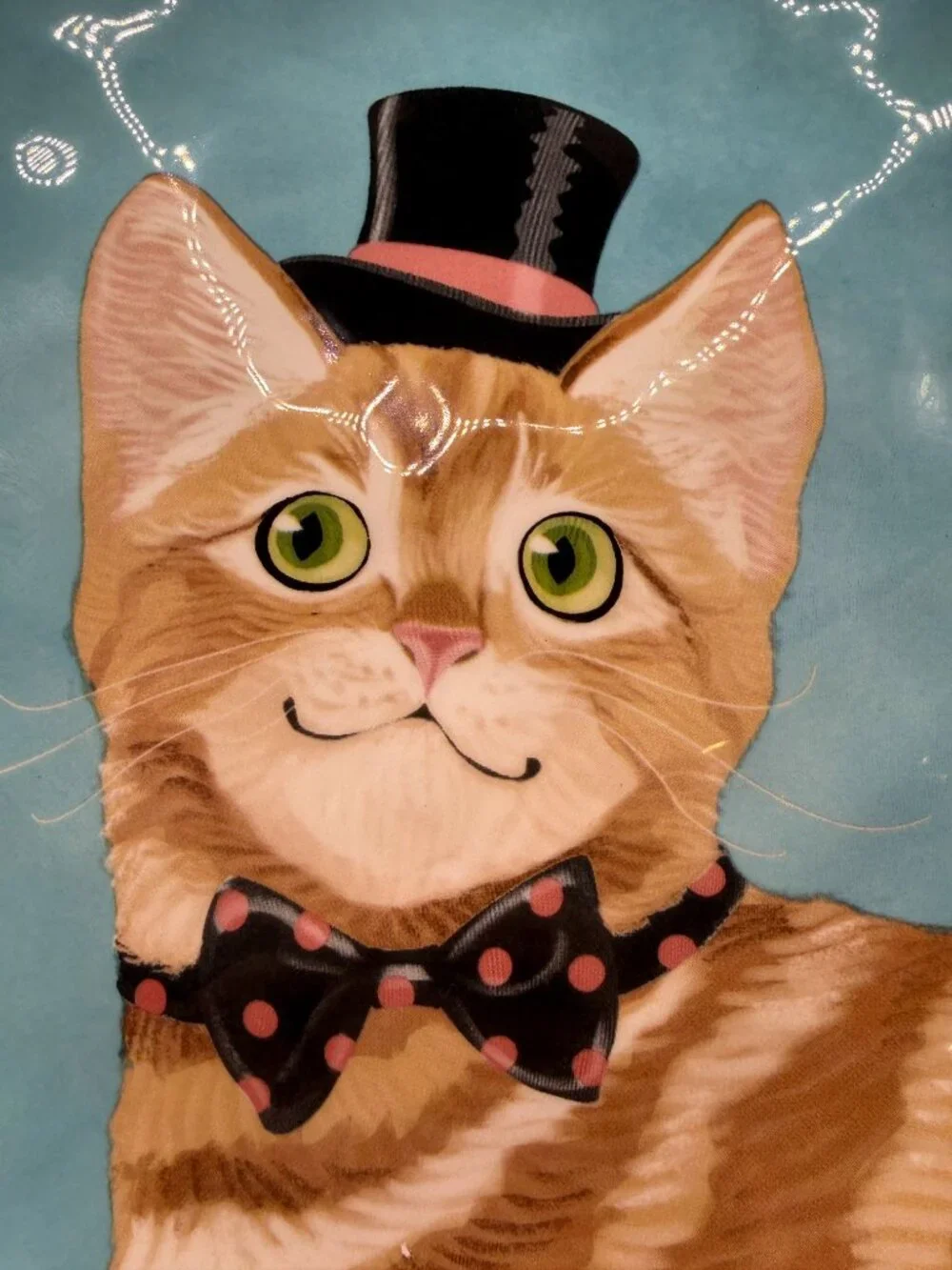 Pier 1 Party Cats Collection Ceramic Salad Plate